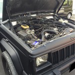 マットブラックのジープが来たよ!