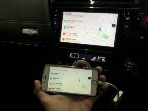 ナビ、ミラーリング作業☆