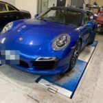 ポルシェ 911 バックモニター取付