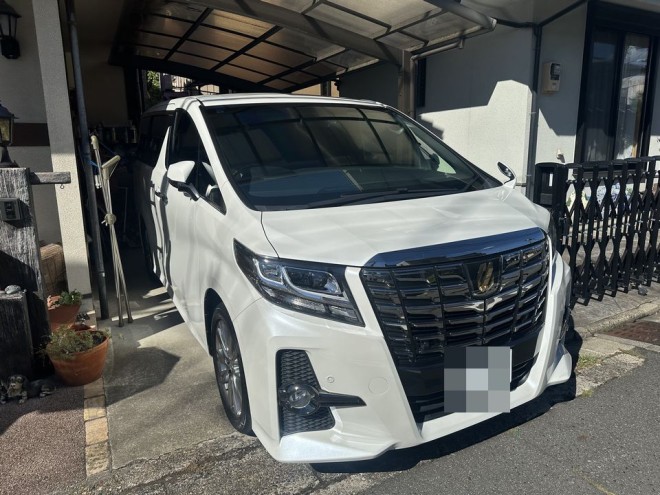 トヨタ　アルファード２．５Ｓ　タイプゴールド　ご納車完了致しました。