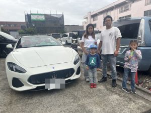 マセラティ グランカブリオ ご納車完了致しました。