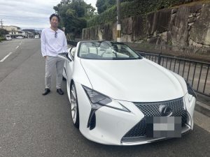 レクサス　ＬＣ５００コンバーチブル　ご納車完了致しました。