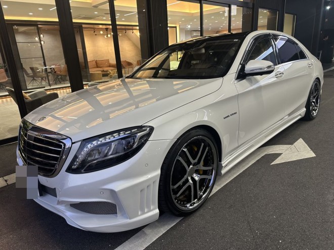 S550ロング　正規ディーラー車　左ハンドル　MOSELコンプリート　ご納車完了致しました。