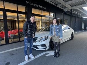 S550ロング　エディション1　正規ディーラー車　左ハンドル　国内限定280台　WALDブラックバイソンコンプリート　ご納車完了致しました。