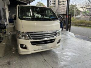 ノズルサポート　ボルト緩み　キャラバン　エンジン異音のため車検入庫時故障診断