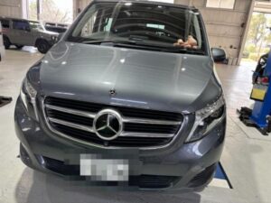 スピードセンサ交換　ABS、TCR系の警告灯点灯　メルセデスベンツ　Ｖクラス