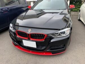エアインテーク交換　カスタマイズ　BMW　320D　ツーリング　