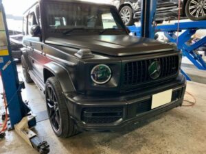 ヒッチメンバー取付　Ｇクラス（ゲレンデヴァーゲン）　カスタマイズ