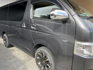 ボディーコーティングメンテナンス　ハイエースバン　ボディコーティング　