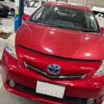 電動ウォーターポンプ交換 プリウスα 電装系修理 ZVW40 チェックランプ点灯