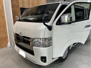 ETC取付　ハイエースバン　付属品取り付け