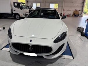 クリアランスランプ交換　LED　ポジション　グランカブリオ　車検