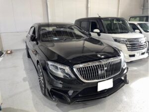 S63AMGロング　Ｓクラス　テレビチューナー交換