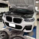 ブレーキパッド、ブレーキローター交換 BMW X3 TX20