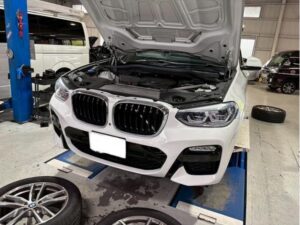 ブレーキパッド、ブレーキローター交換　BMW　X3　TX20