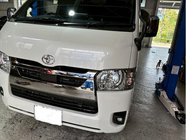 オイル交換 トヨタ ハイエースバン GDH201V ディーゼル車用