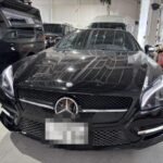 ABS警告灯点灯　空気圧警告灯　スピードセンサー交換　ベンツSL350　R231