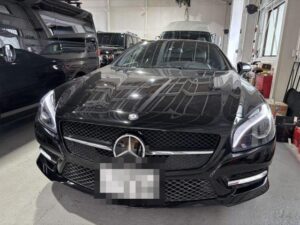 ABS警告灯点灯 空気圧警告灯 スピードセンサー交換 ベンツSL350 R231