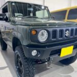 フロントカメラ取付　スズキ　ジムニー　JB64W　カスタマイズ
