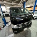 パワステポンプ交換 ベルトテンショナー交換 ニッサン NV350キャラバン VR2E26