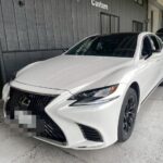 ウォータポンプ交換 冷却水漏れ レクサス LS500 VXFA50