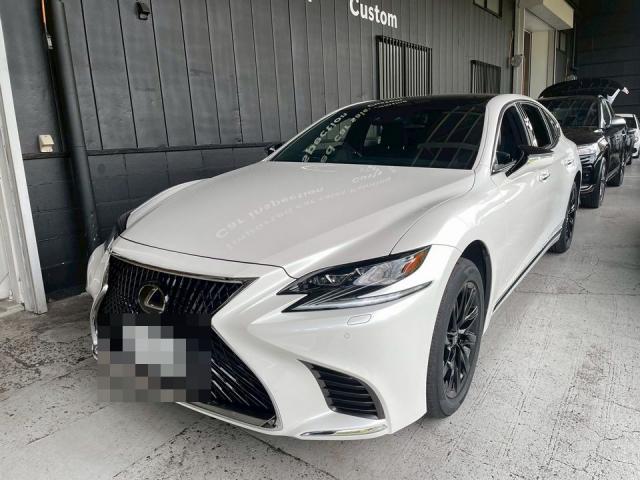 ウォータポンプ交換　冷却水漏れ　レクサス　LS500　VXFA50