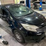 日産 ノート 吸排気系修理・整備 電動ファン交換 DBA-E12