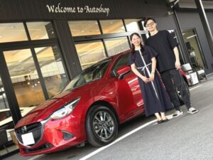 マツダ デミオ 13Sツーリング ご納車完了致しました。