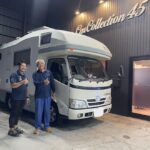 キャンピングカー　カムロード　電装系付属　サブバッテリーケーブル取付