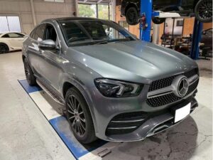 エンジンマウント交換　ベンツ　ＧＬＥ　167323　異音修理