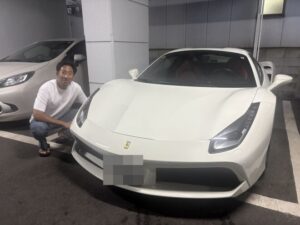 フェラーリ　４８８スパイダー　正規ディーラー車　ご納車完了致しました。
