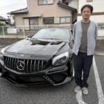 SL350　正規ディーラー車　左ハンドル　VITTワイドボディキット　ご納車完了致しました。