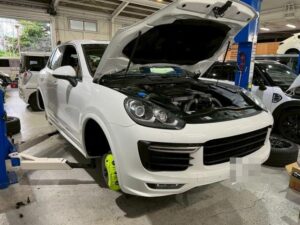 ポルシェ　カイエン　サスペンション・足回り修理・整備