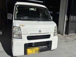 ベルト鳴き　キュルキュル音　ベルト交換　スズキ　エブリィ　DA64V