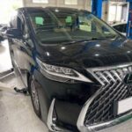 トヨタ　アルファード　車検　3.5 ExecutiveS 7人　サスペンション交換