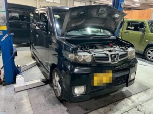 チャージウォーニングランプ点灯　オルタネータ交換　ホンダ　ゼストスパーク　JE1