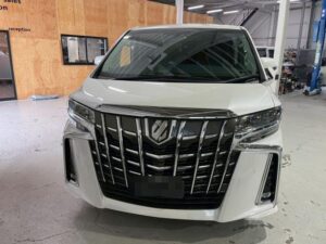 トヨタ　アルファード　前後ドライブレコーダー取付