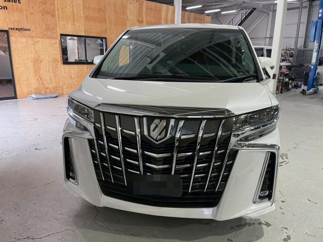 トヨタ　アルファード　前後ドライブレコーダー取付