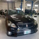 トヨタ　クラウン　ミラー型ドライブレコーダー取付