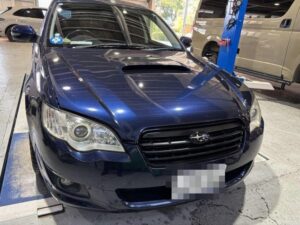 持ち込みスタッドレスタイヤ履き替え スバル レガシィ BP5