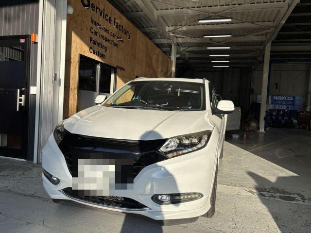 パーキングブレーキシステム点検 EPBスイッチ不良 ホンダ ヴェゼル RU3