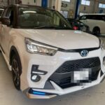 トヨタ　ライズ　ドラレコ及びテレビキャンセラー取付