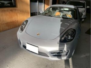 ポルシェ　ケイマン　カーナビ・ETC・ドラレコ取付