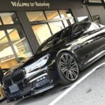 BMW 7シリーズ　740i　Mスポーツ　正規ディーラー車　WALD22インチアルミホイール　マクストンデザインエアロ　ご納車完了致しました。