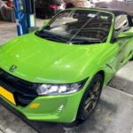 HKSブローオフバルブ、メタルキャタライザー取付　ホンダ　Ｓ６６０　吸排気系パーツ取付