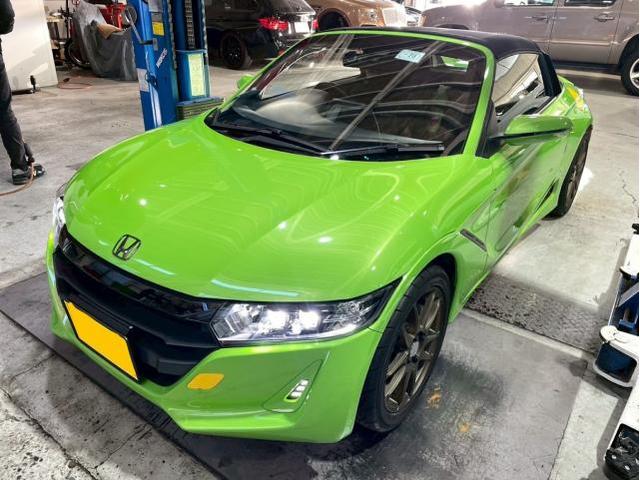 HKSブローオフバルブ、メタルキャタライザー取付　ホンダ　Ｓ６６０　吸排気系パーツ取付