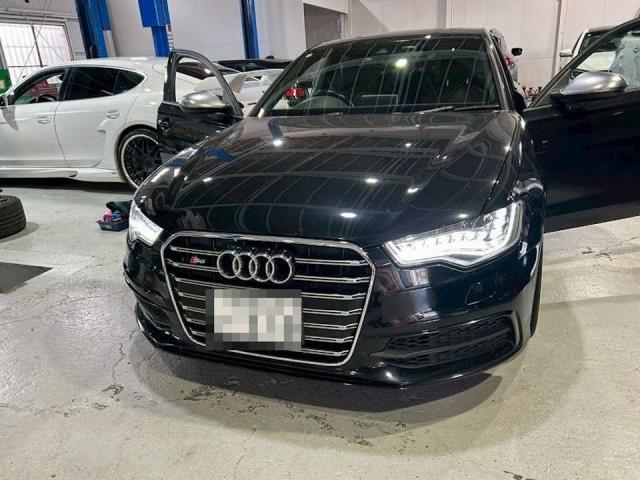 アウディ A6 ナビブラックアウト修理