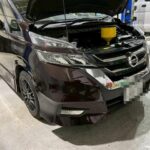 日産　セレナ　サーモスタット交換