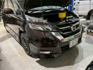 日産　セレナ　サーモスタット交換