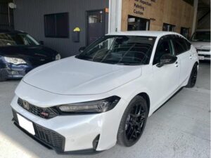 マフラー交換　ホンダ　シビック　SPOON　N1マフラー　吸排気系パーツ取付